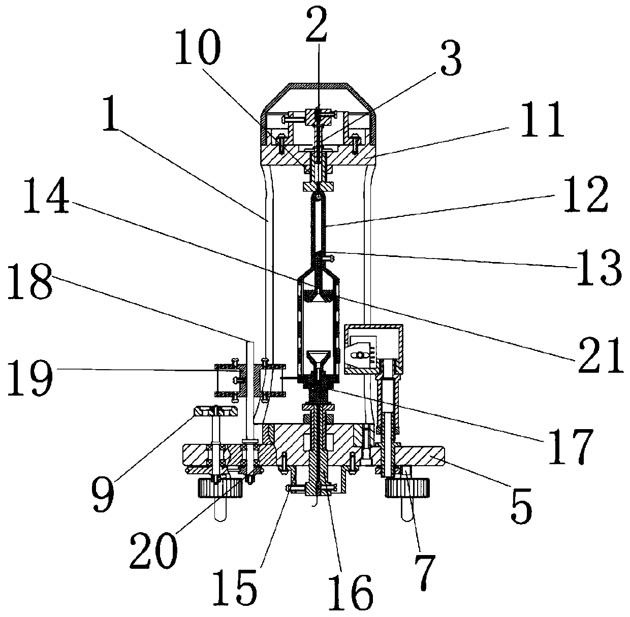 Stirring device for food detection