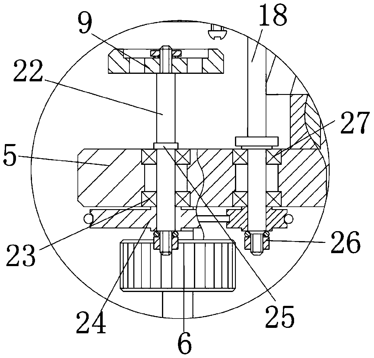 Stirring device for food detection