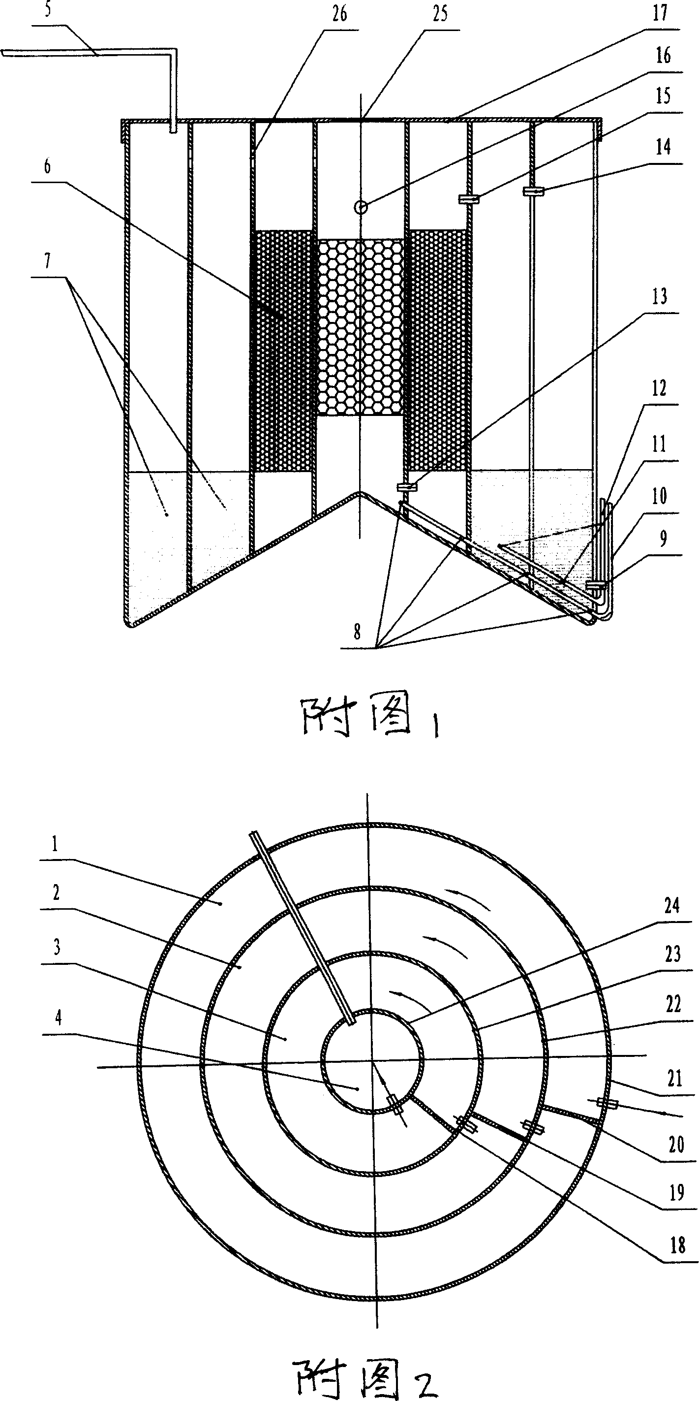 Integrated ring shaped anaerobic biogas generating pit