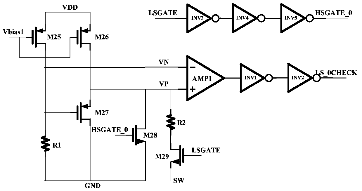 A current detection circuit for pwm/pfm dual mode dc-dc switching power supply