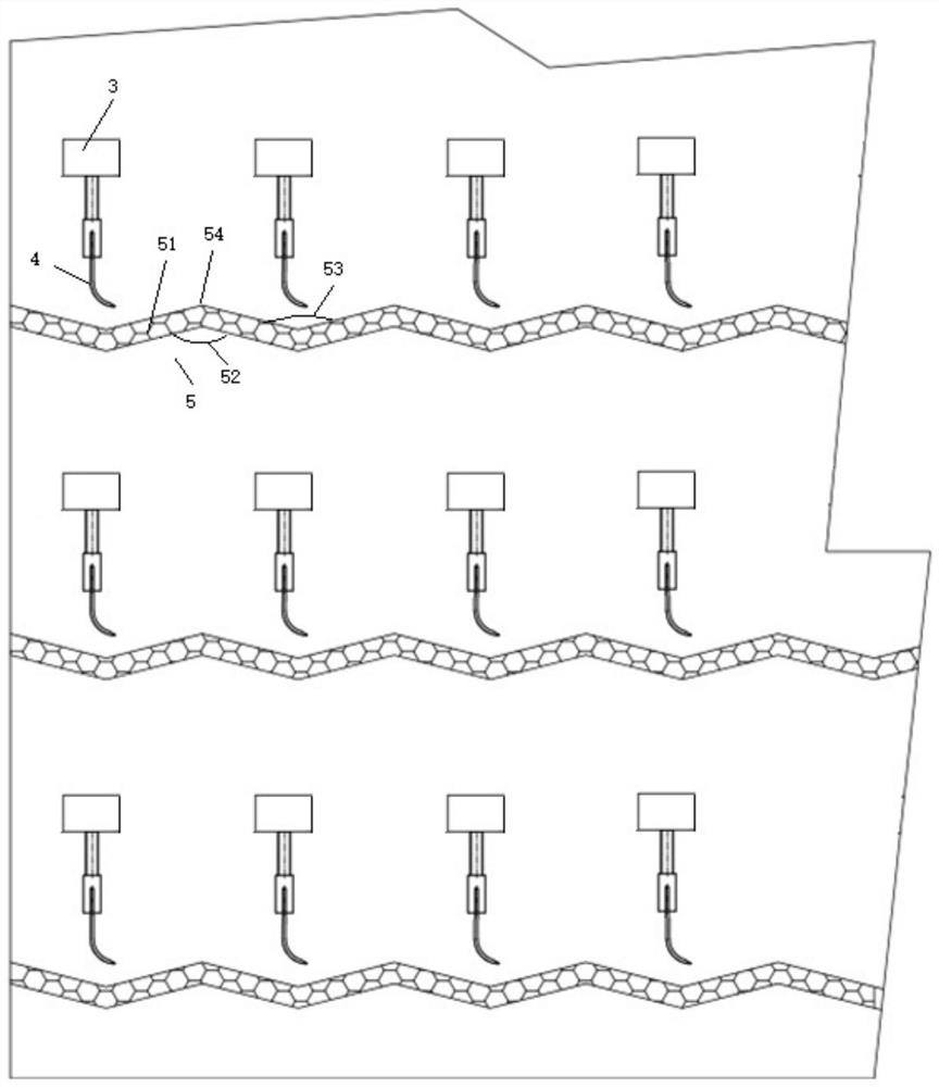 Folded plate drying bed, sludge dryer based on folded plate drying bed and wastewater treatment method