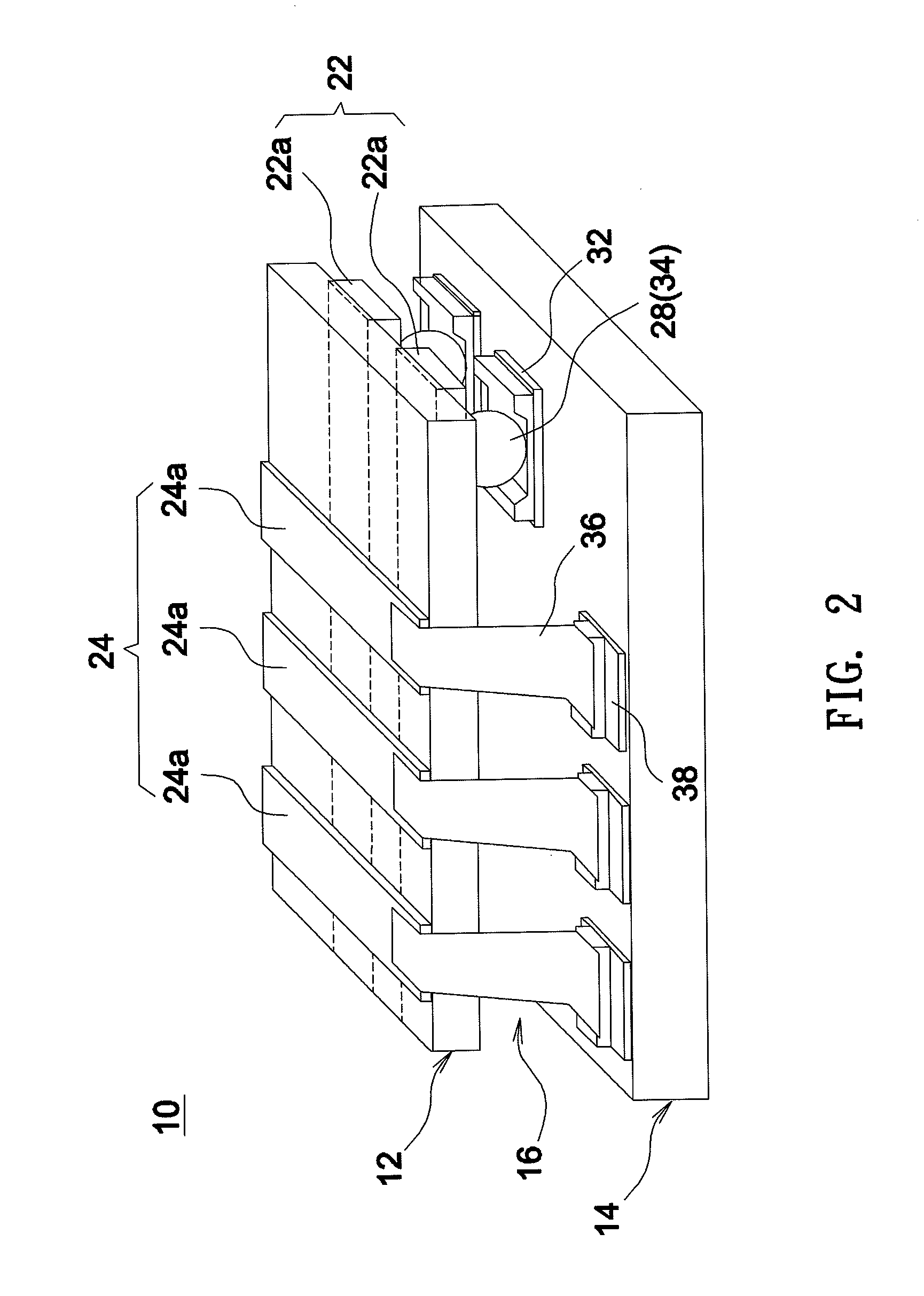 Touch-sensing display device