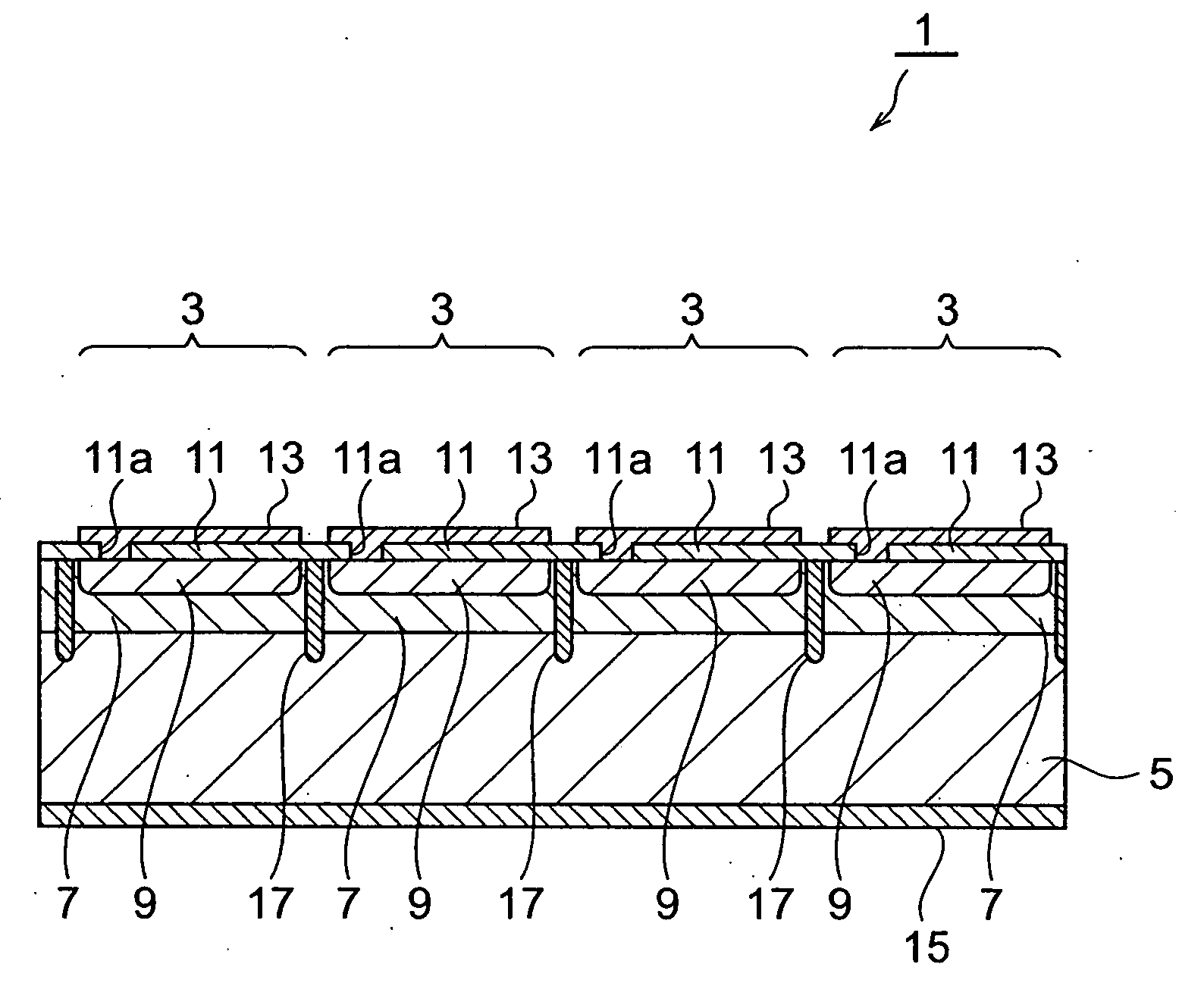 Photodiode array and method for making thereof