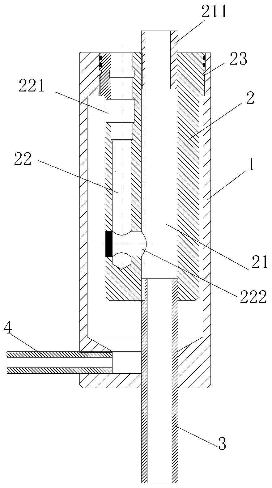 Measuring device and method for stratified steam distribution valve flow rate
