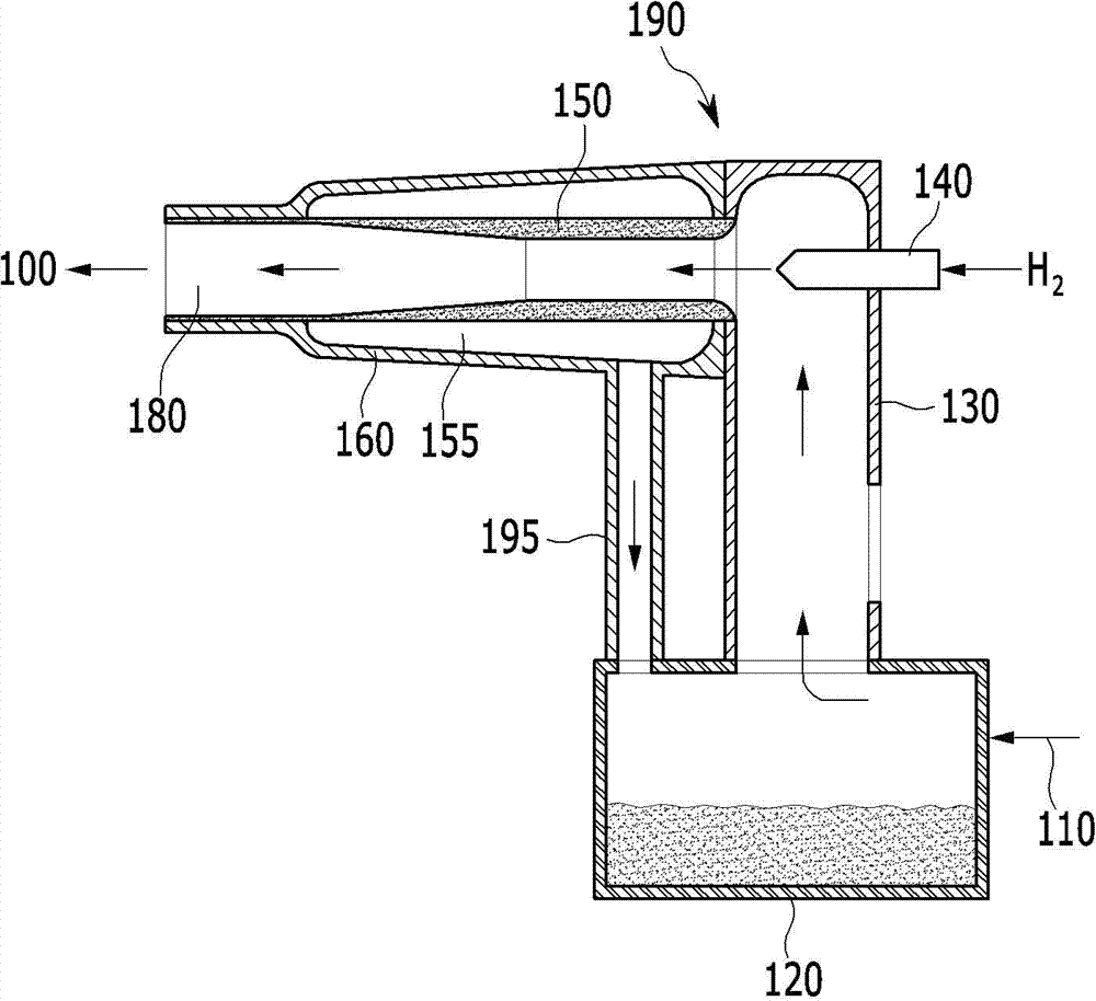 Fuel cell system having ejector