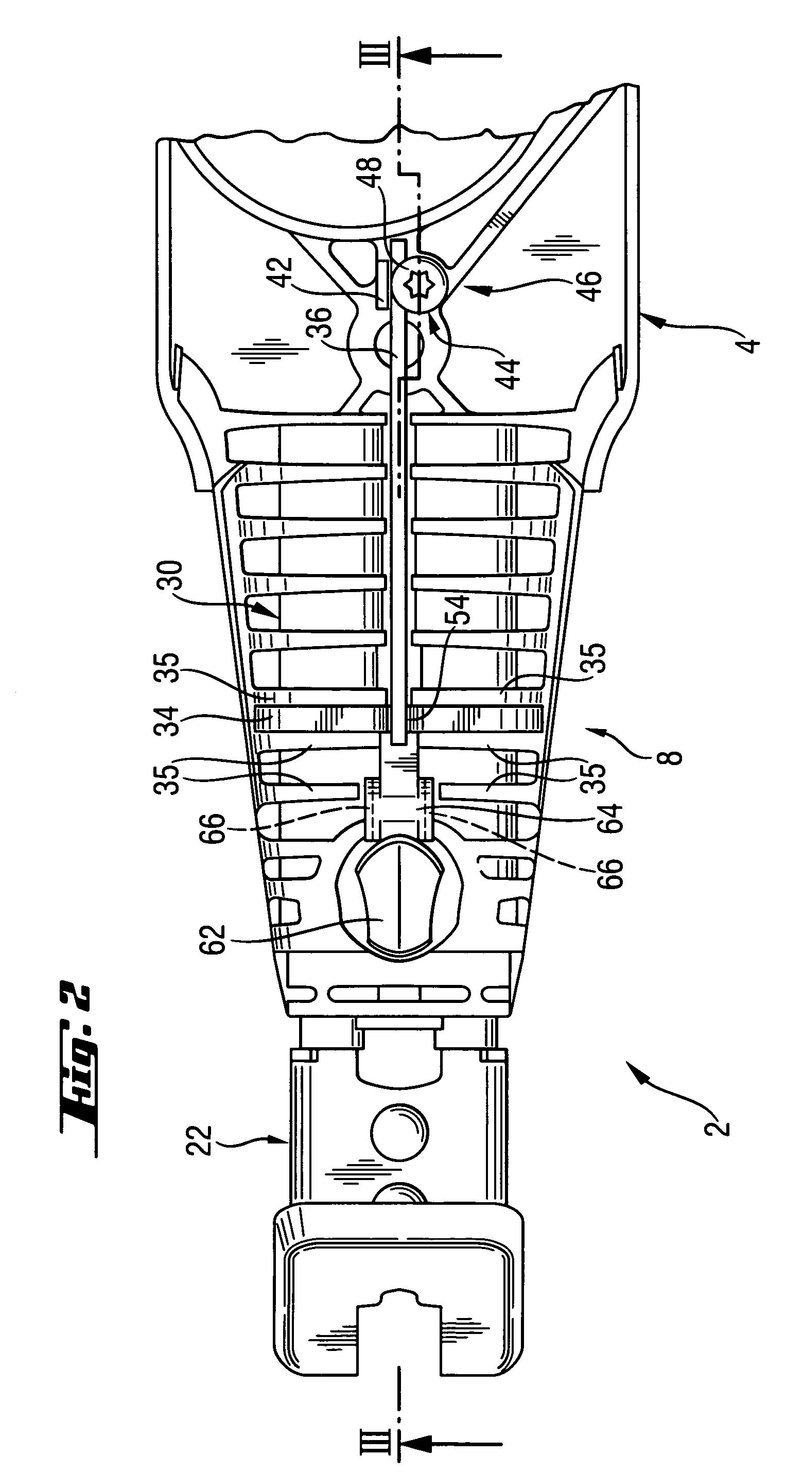 Saber saw with an adjusting device for a saber saw guide