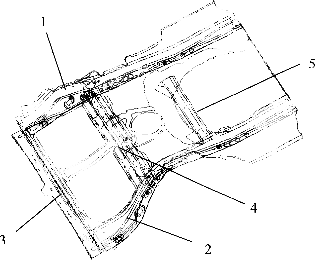 Load bearing type car body