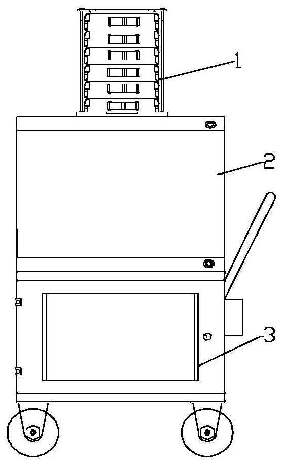 Aerial hotspot radiation shielding device