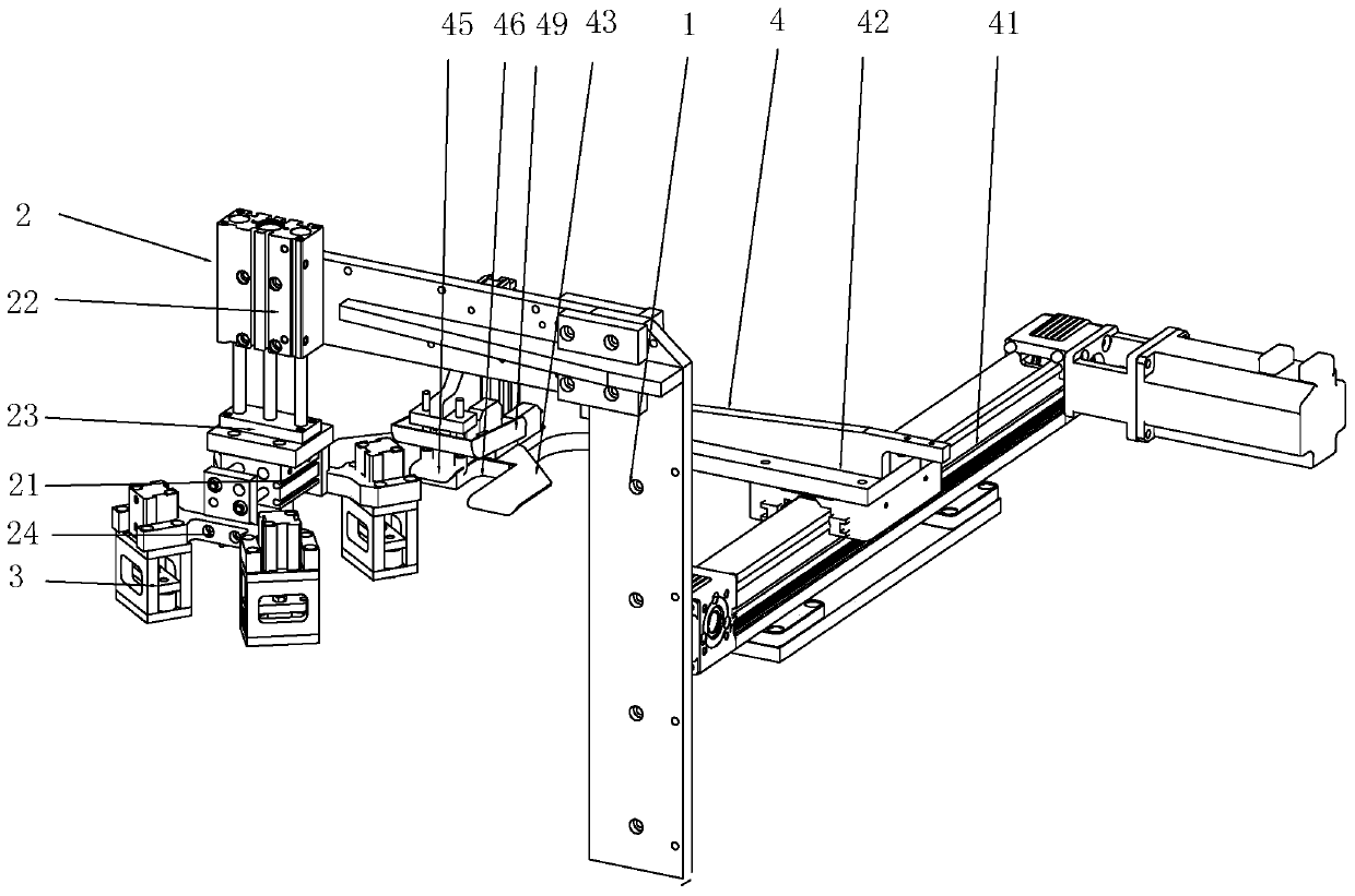 Grabbing device and transfer mechanism