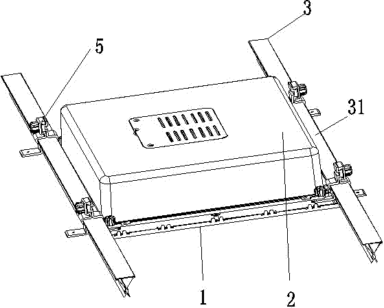 Internal home appliance device of integrated ceiling