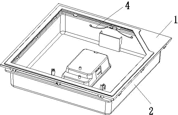 Internal home appliance device of integrated ceiling
