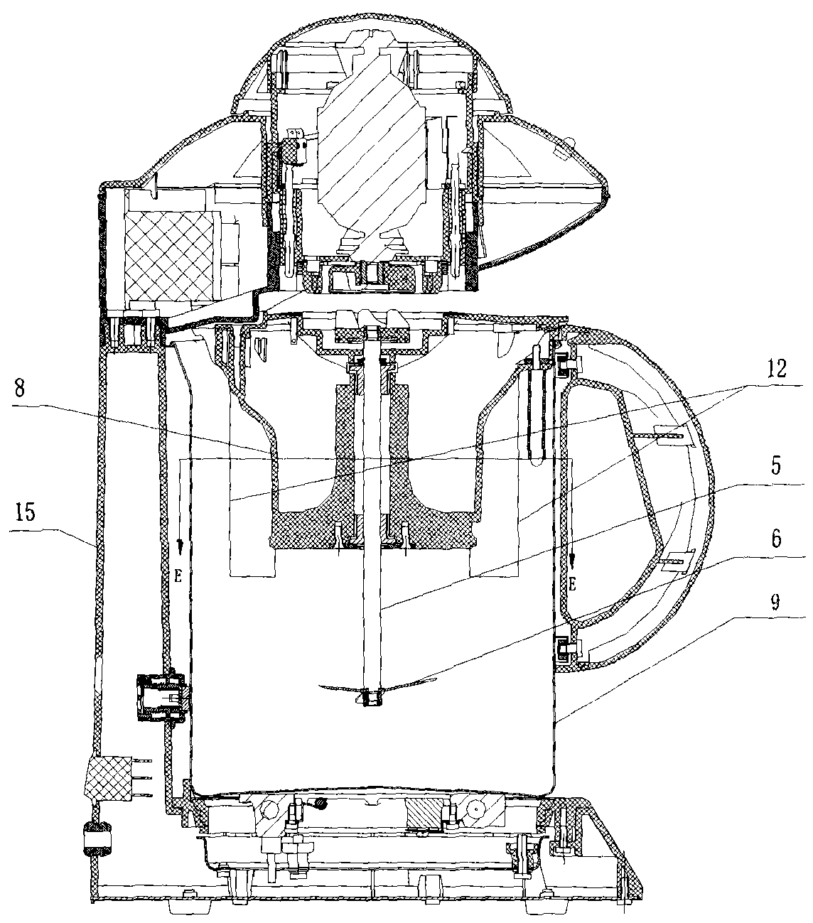 Improved soya-bean milk maker