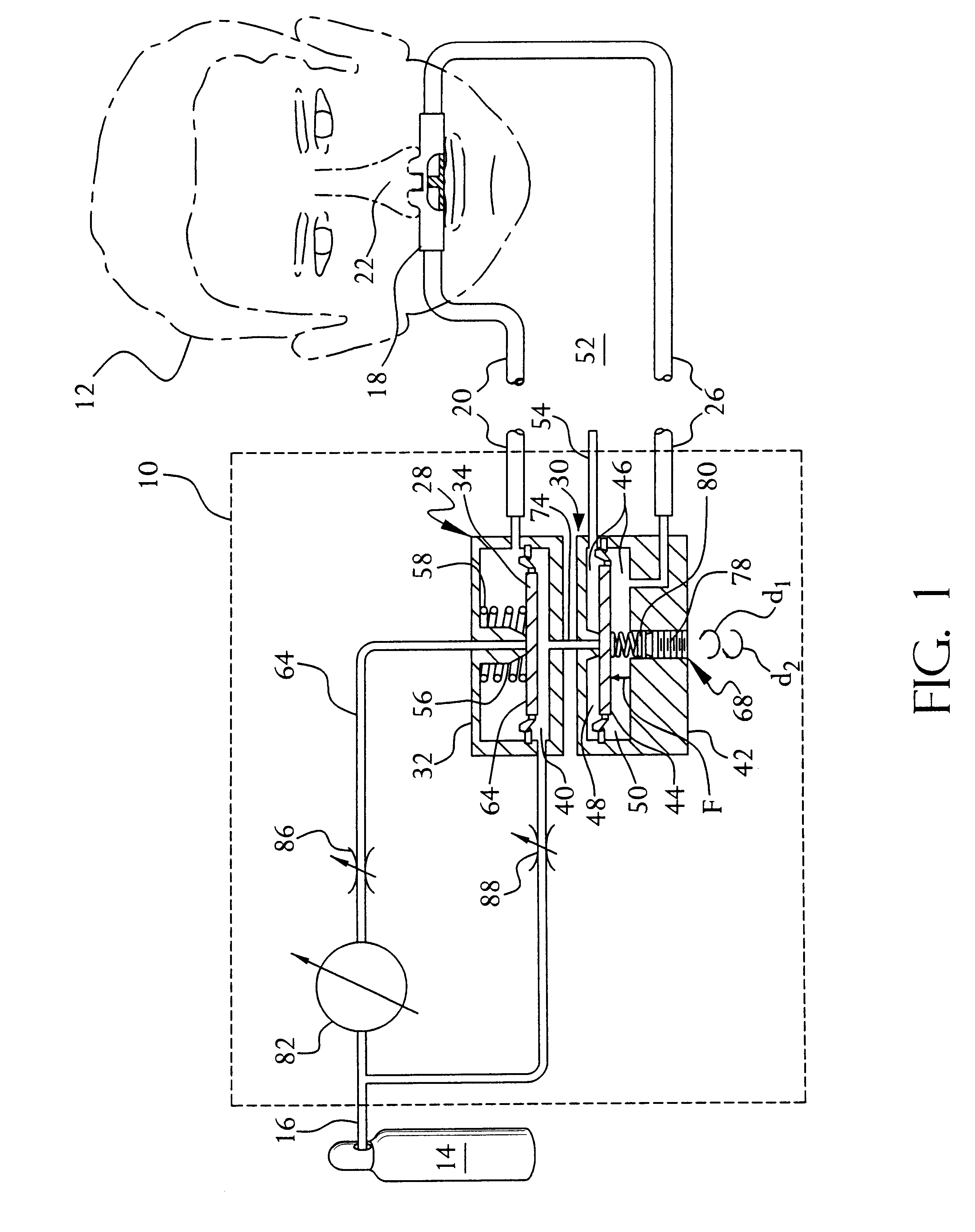 Supply valve and diaphragm for a pneumatically-operated gas demand apparatus