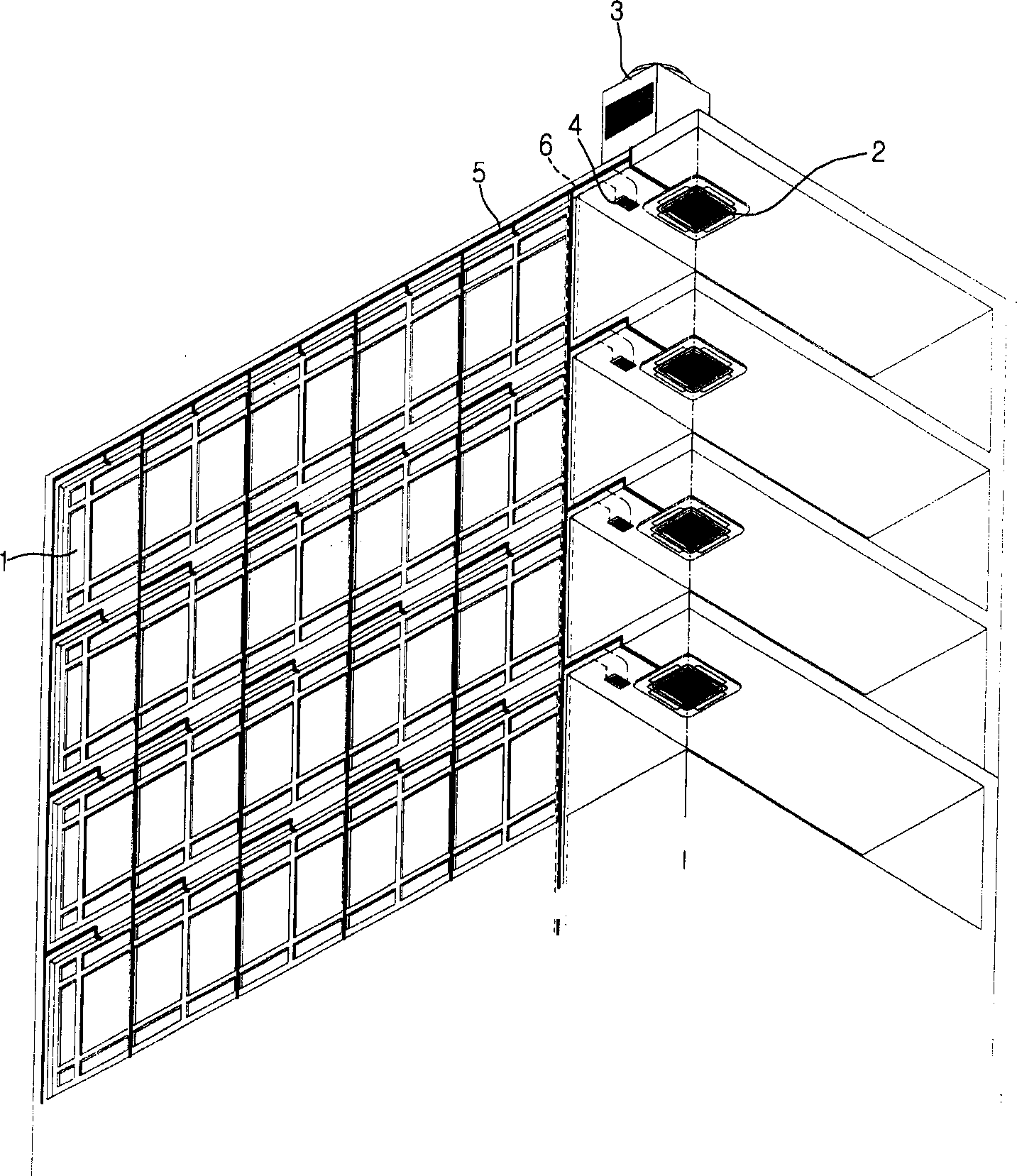 Window type air conditioning device