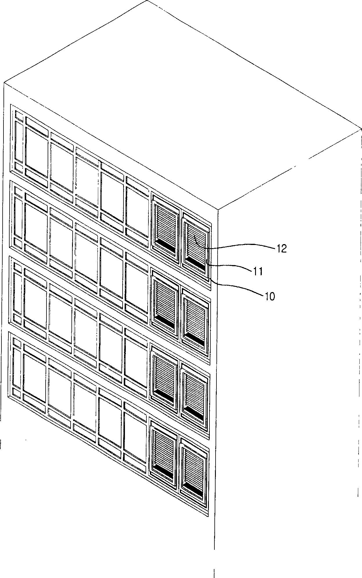 Window type air conditioning device