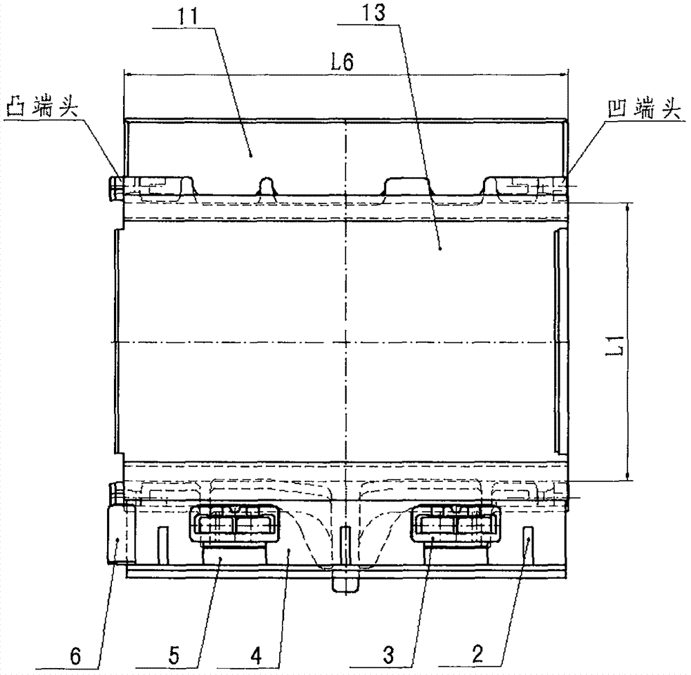 Middle trough and scraper conveyor applied to full-seam mining in extremely thick coal seams