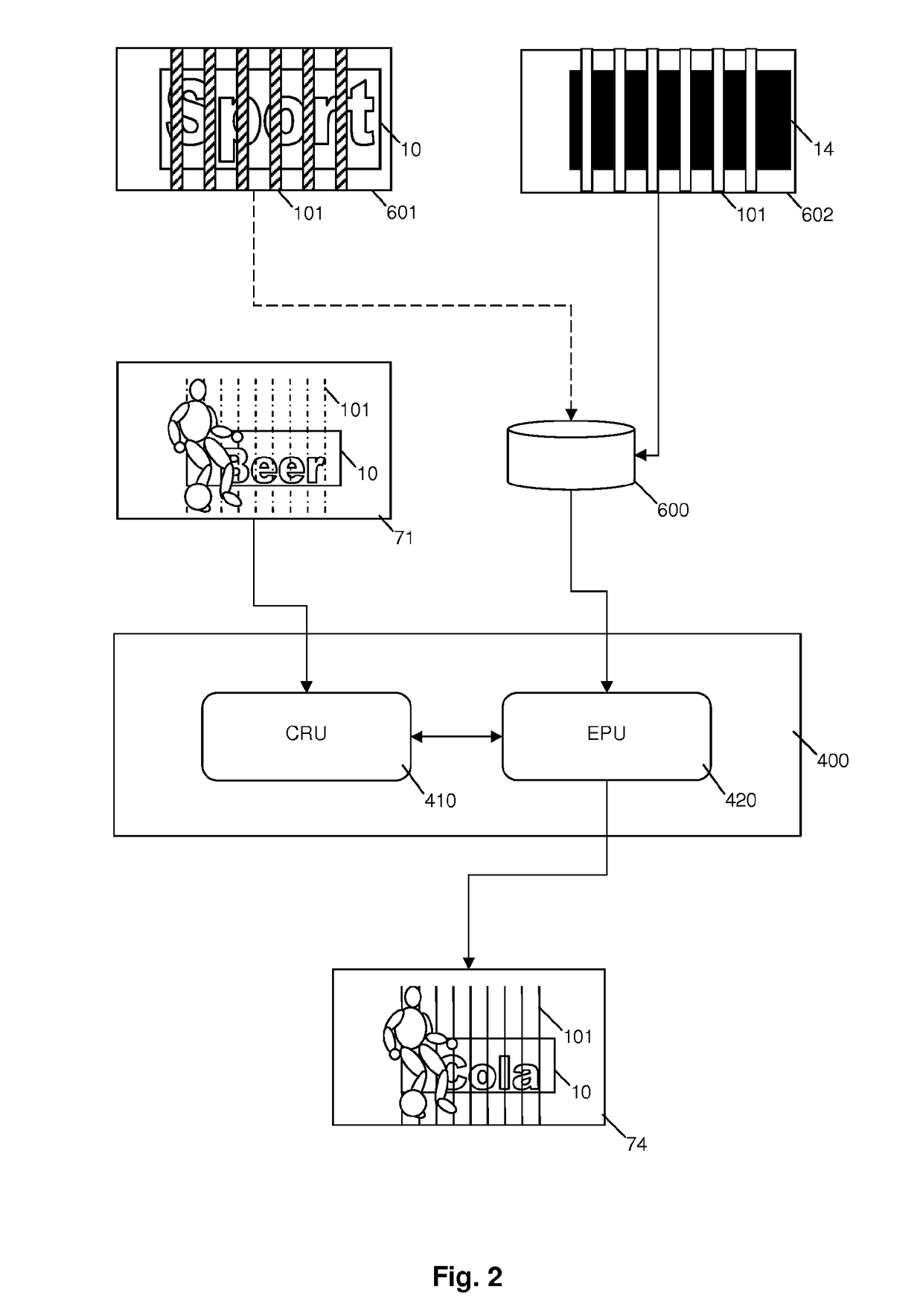 Method and apparatus for dynamic image content manipulation