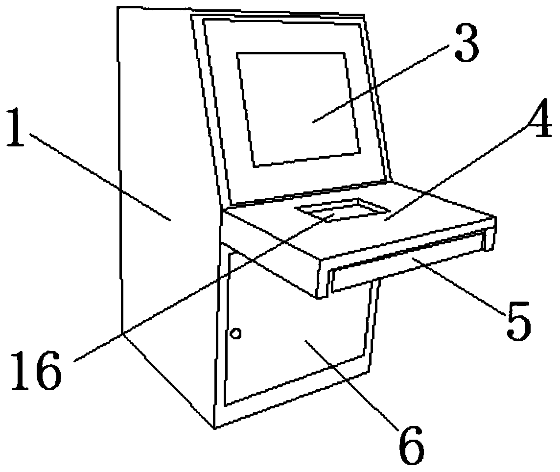 Commodity logistics informatization management system and device