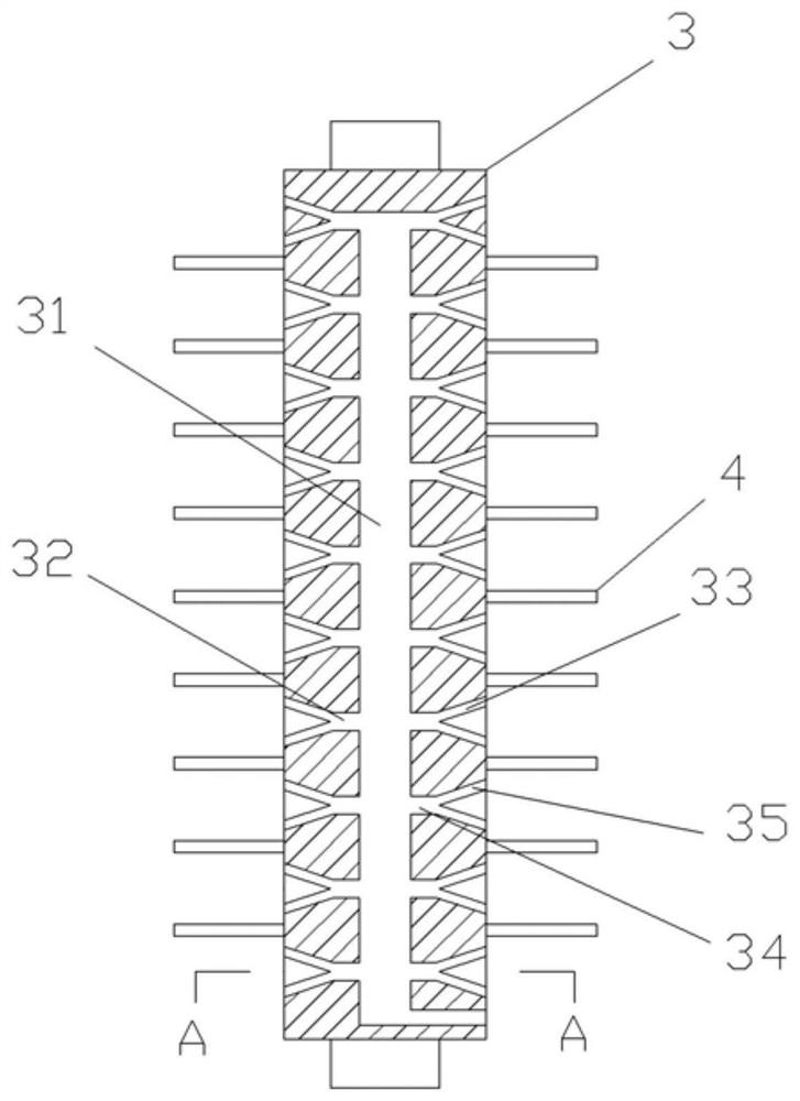 Cold-rolled steel strip slitting device