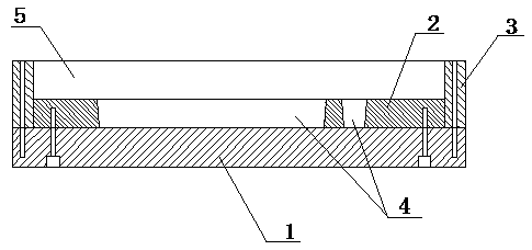 Multi-color high-strength concrete embossment cell and manufacturing method thereof