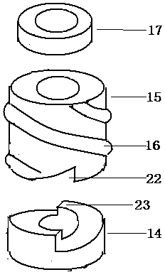 Soil humidity detecting device