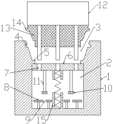 Novel contact-connection safety socket