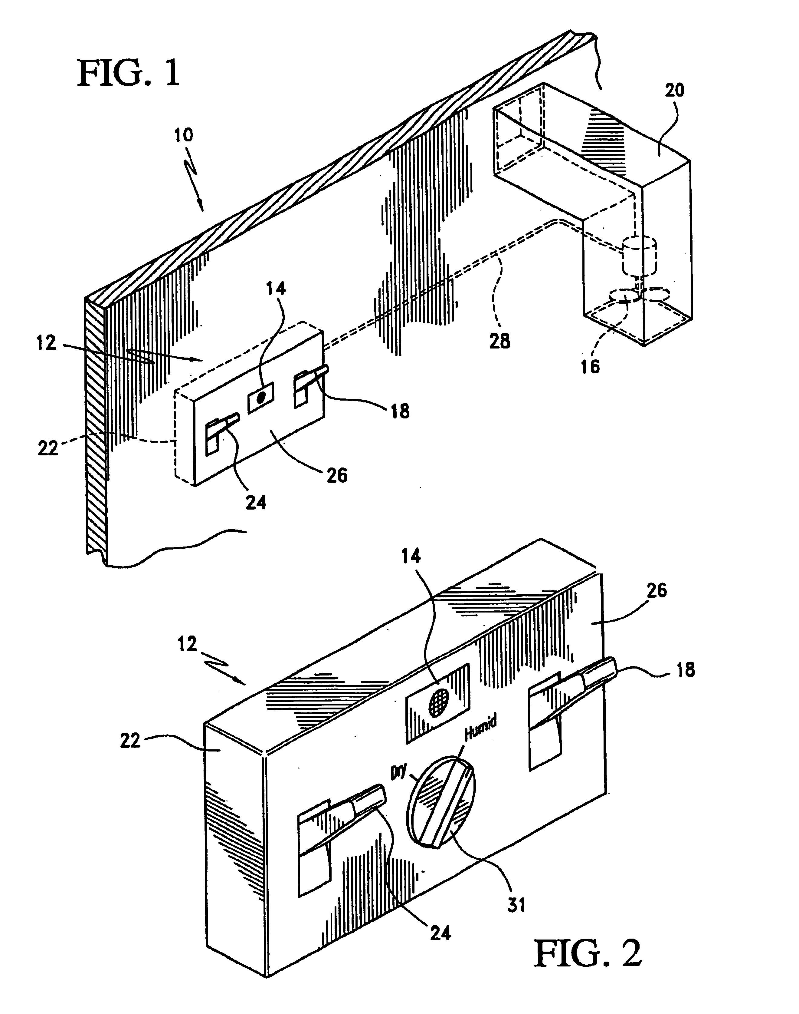 Ventilation system with humidity responsive ventilation controller