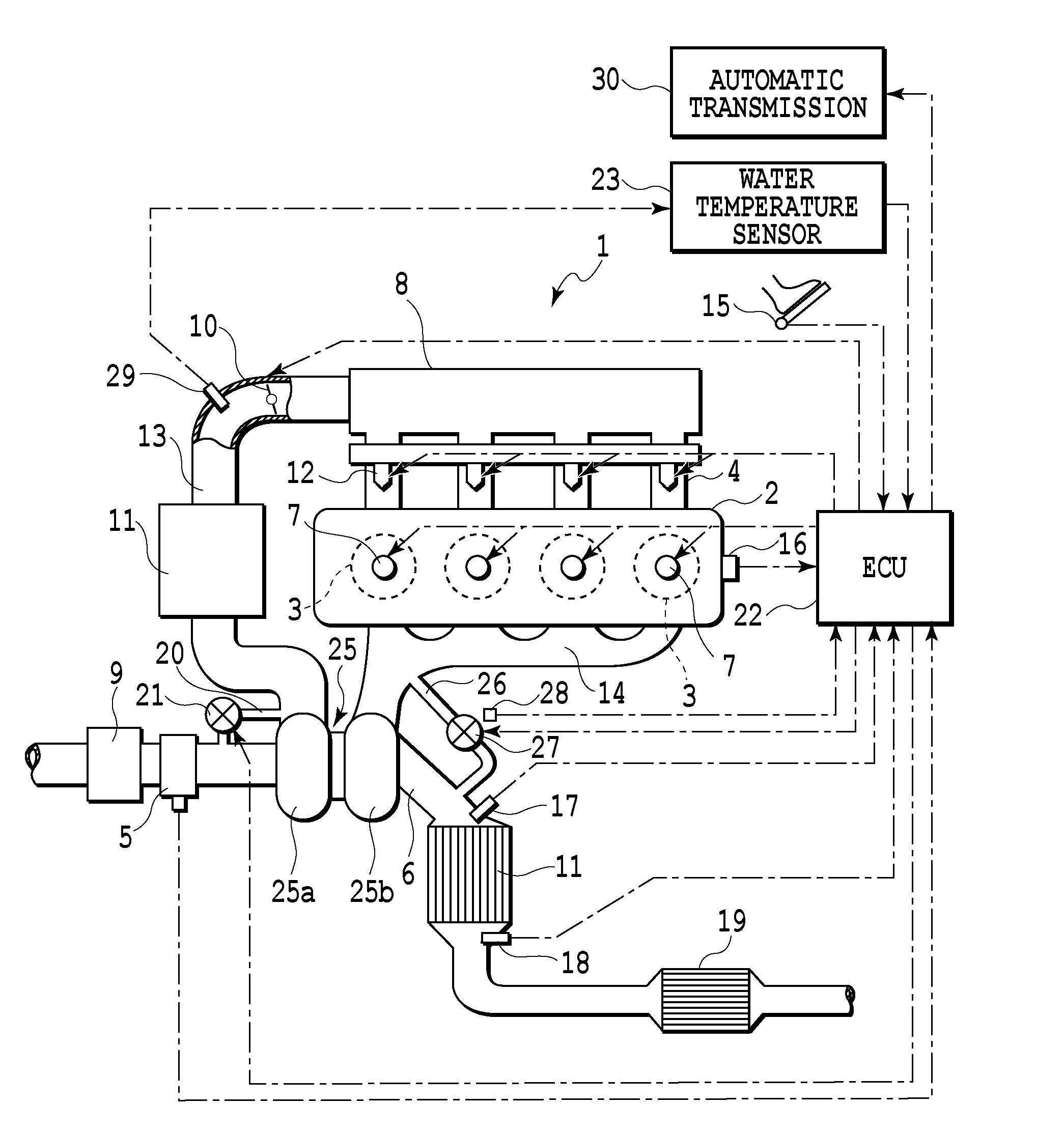 Apparatus for detecting inter-cylinder air-fuel ratio imbalance in multi-cylinder internal combustion engine