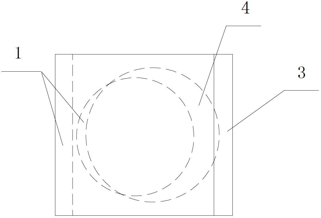 Rectangular spherical hinge adjusting gradient laminated rubber bearing for highway bridge