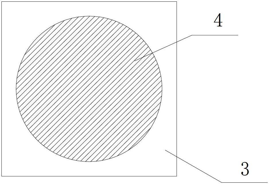 Rectangular spherical hinge adjusting gradient laminated rubber bearing for highway bridge