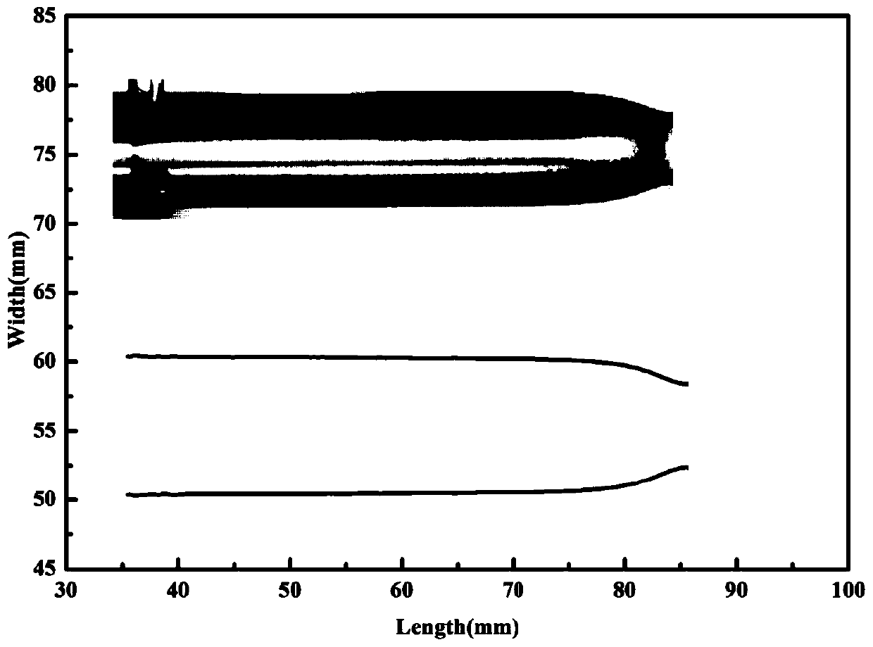 Automatic measuring method for percentage elongation after single-shaft tensile fracture of metal round bar sample
