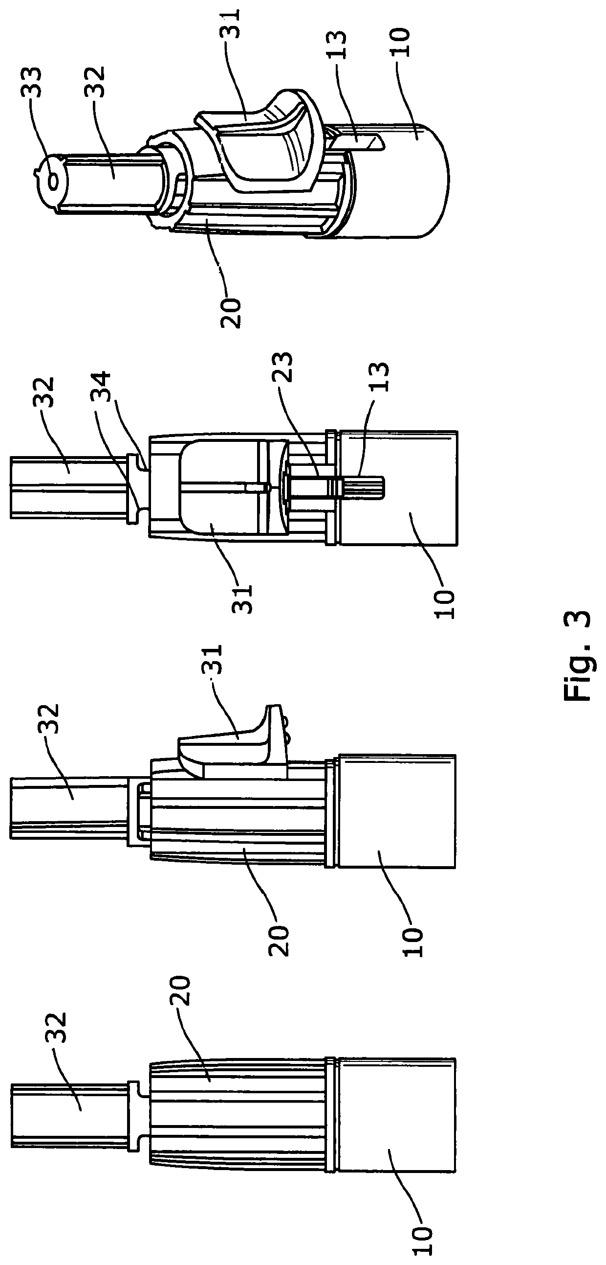 Needle assembly with needle shroud and movable needle support