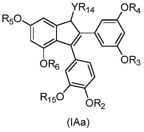 2,3-diarylindene derivatives, and preparation method, pharmaceutical compositions and application thereof