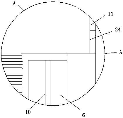 Test paper transmission device for detecting trace elements in human body