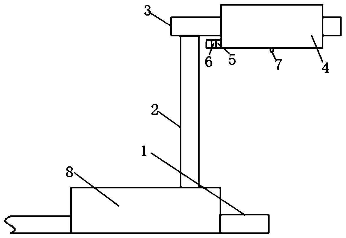 LED display lamp with adjustable lighting area