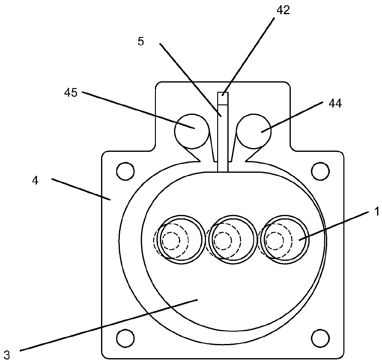 Eccentric shaft type translational rotor pump and engine