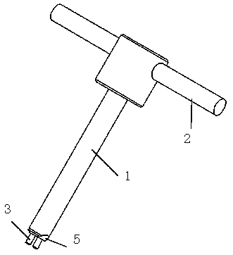 Rotary sleeve tool of steel wire rope tightening of automobile glass lifter and rapid steel wire rope assembling method