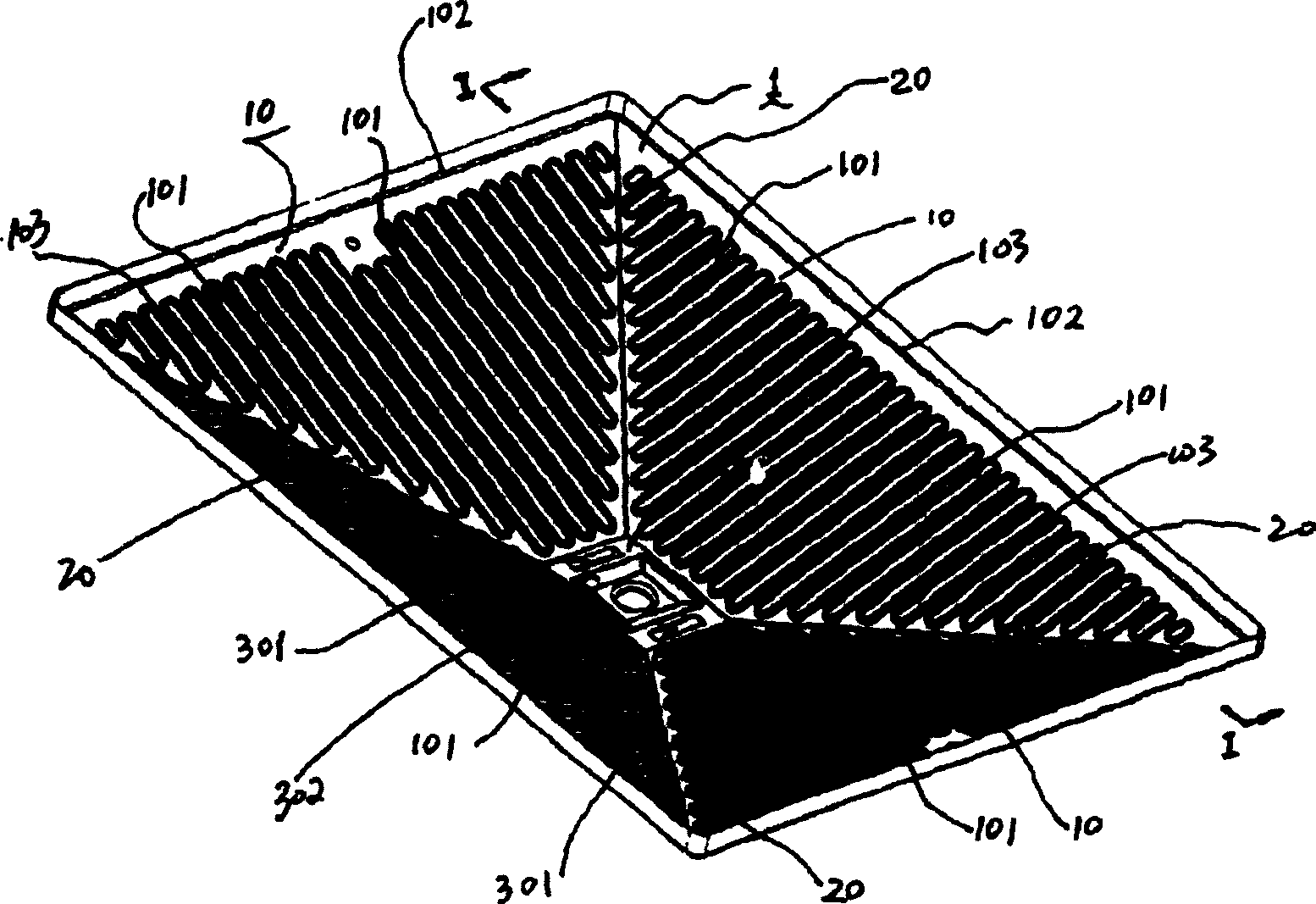 Fume exhaustor air intake cover and ventilator using air intake cover