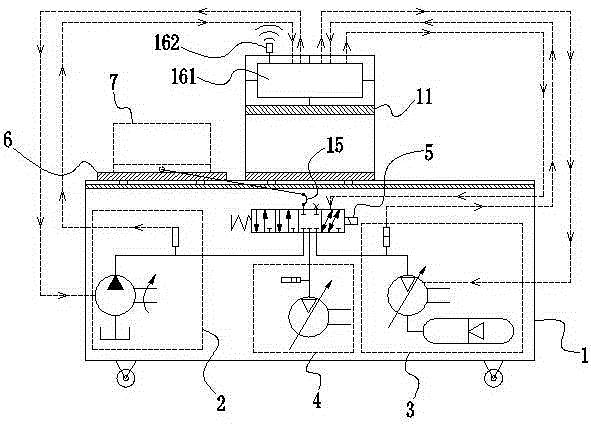 Hydraulic damper sealing double-medium detection apparatus and detection method thereof