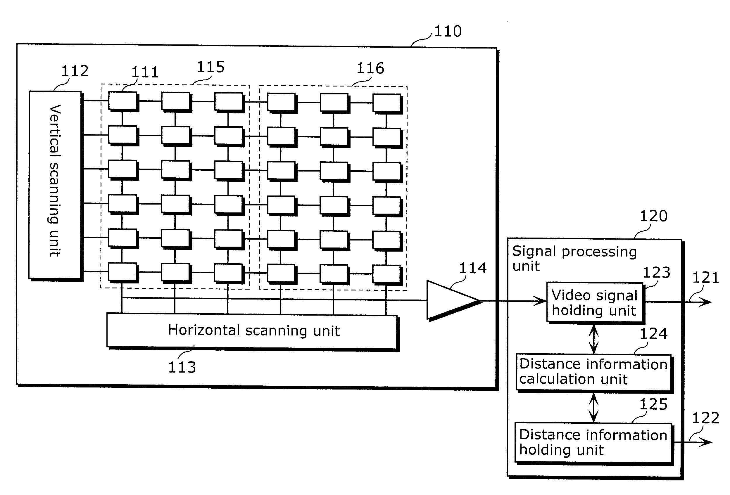 Solid-state imaging device, camera, vehicle and surveillance device