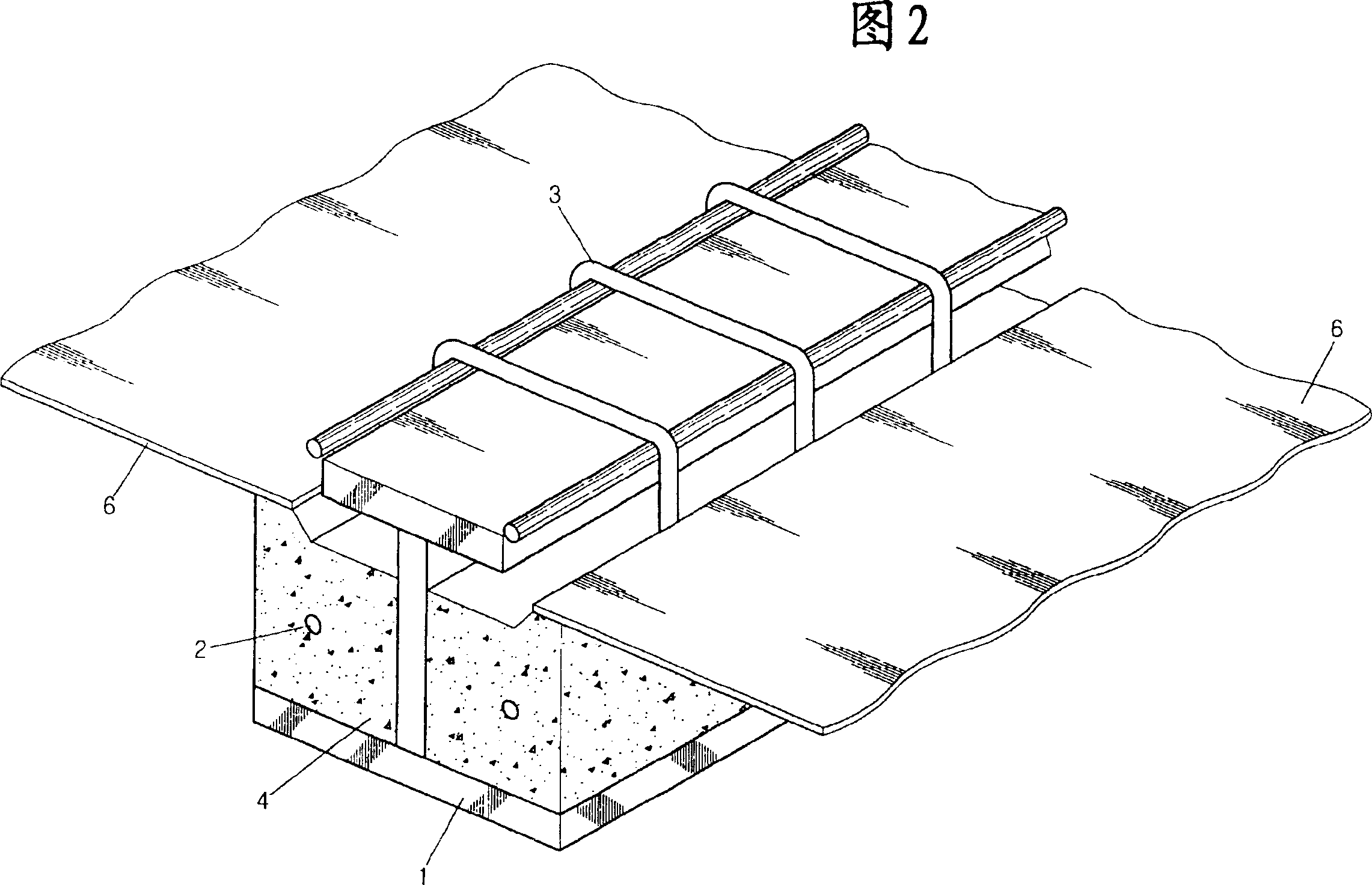 Steel concrete assembled beam by asymmetric section steel beam