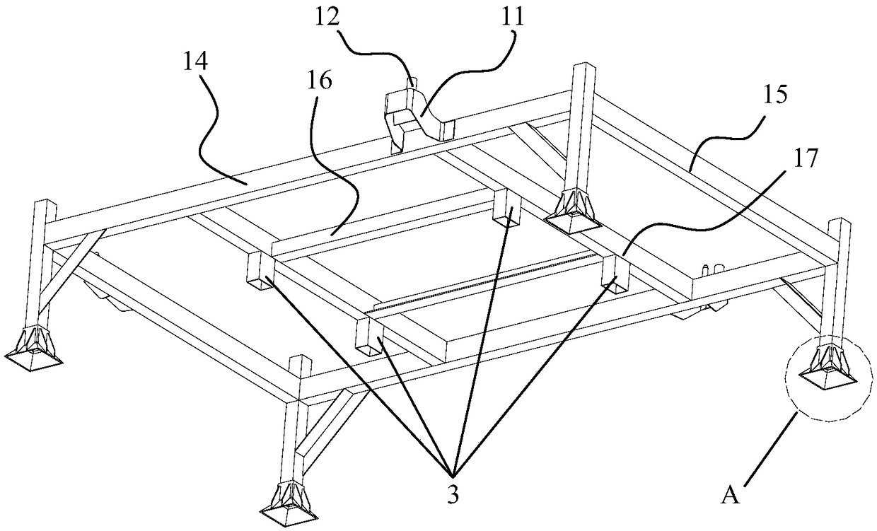 Battery pack support