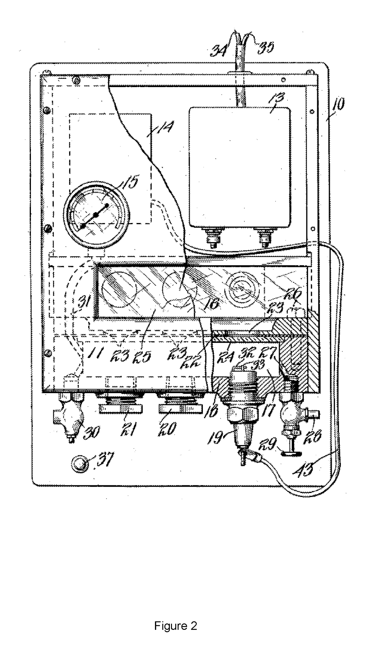 A spark plug testing kit