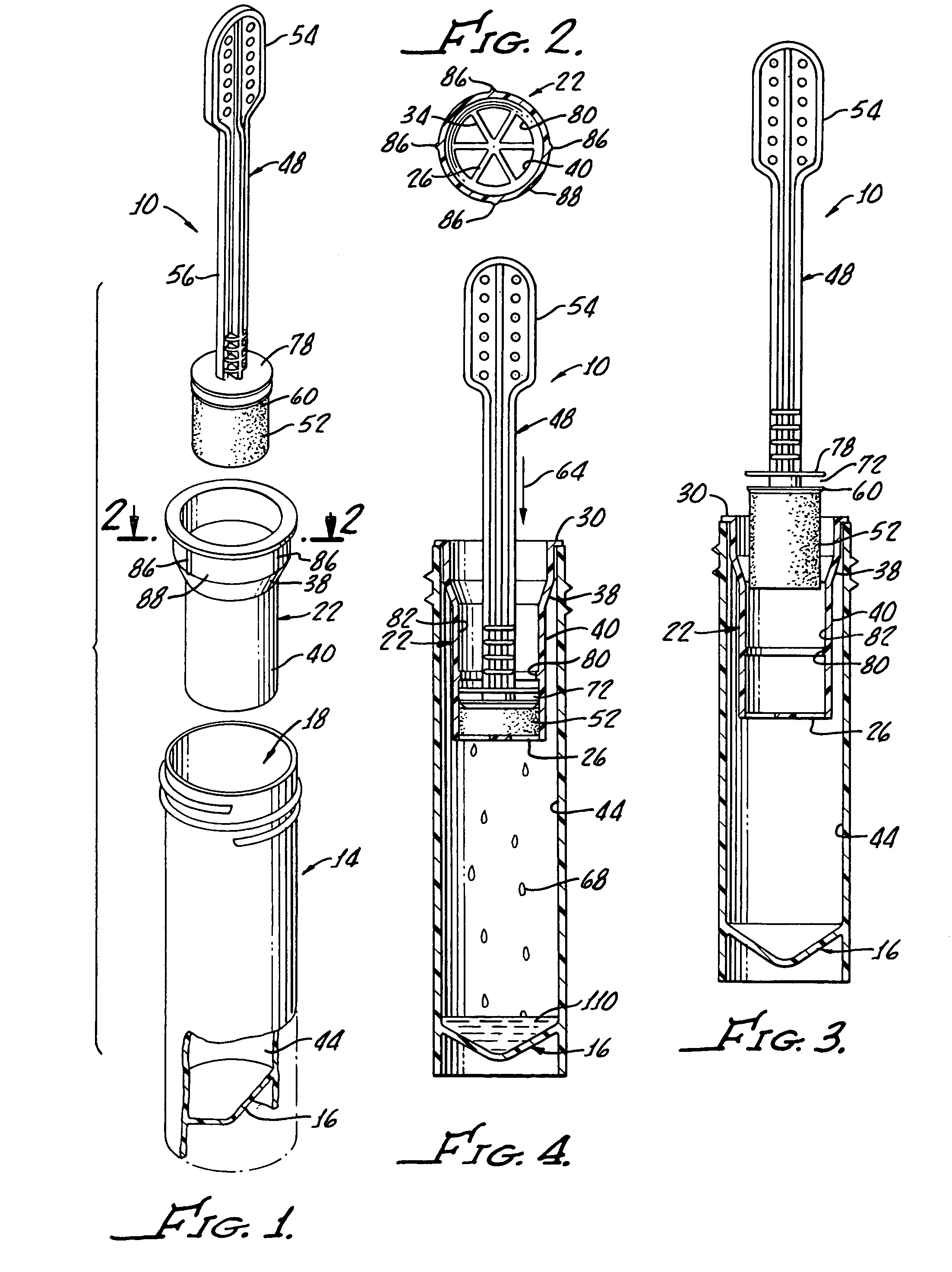 Fluid collection and testing device