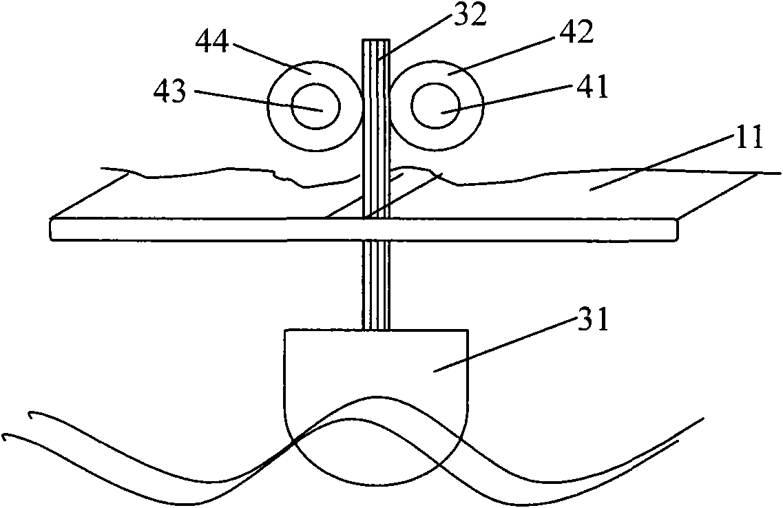 Maritime renewable energy transfer device and system