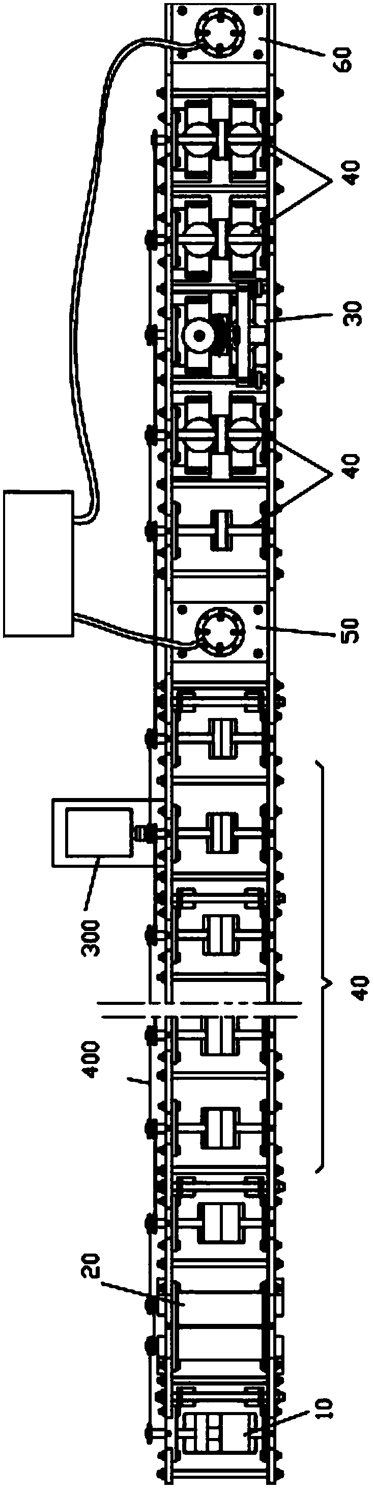 Air inlet frame forming machine of tank type ventilator