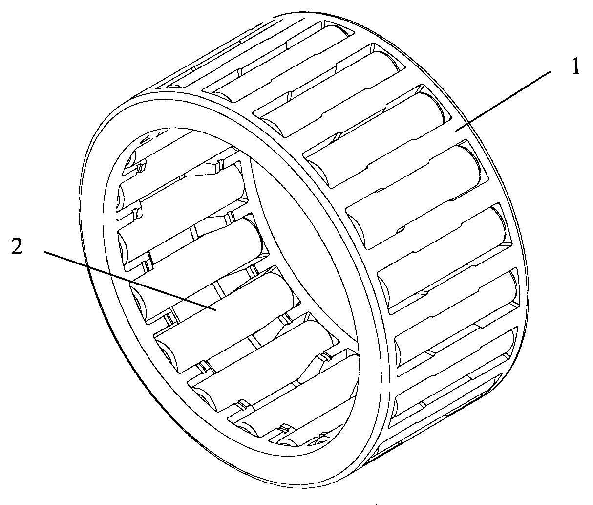 Method for manufacturing needle bearing