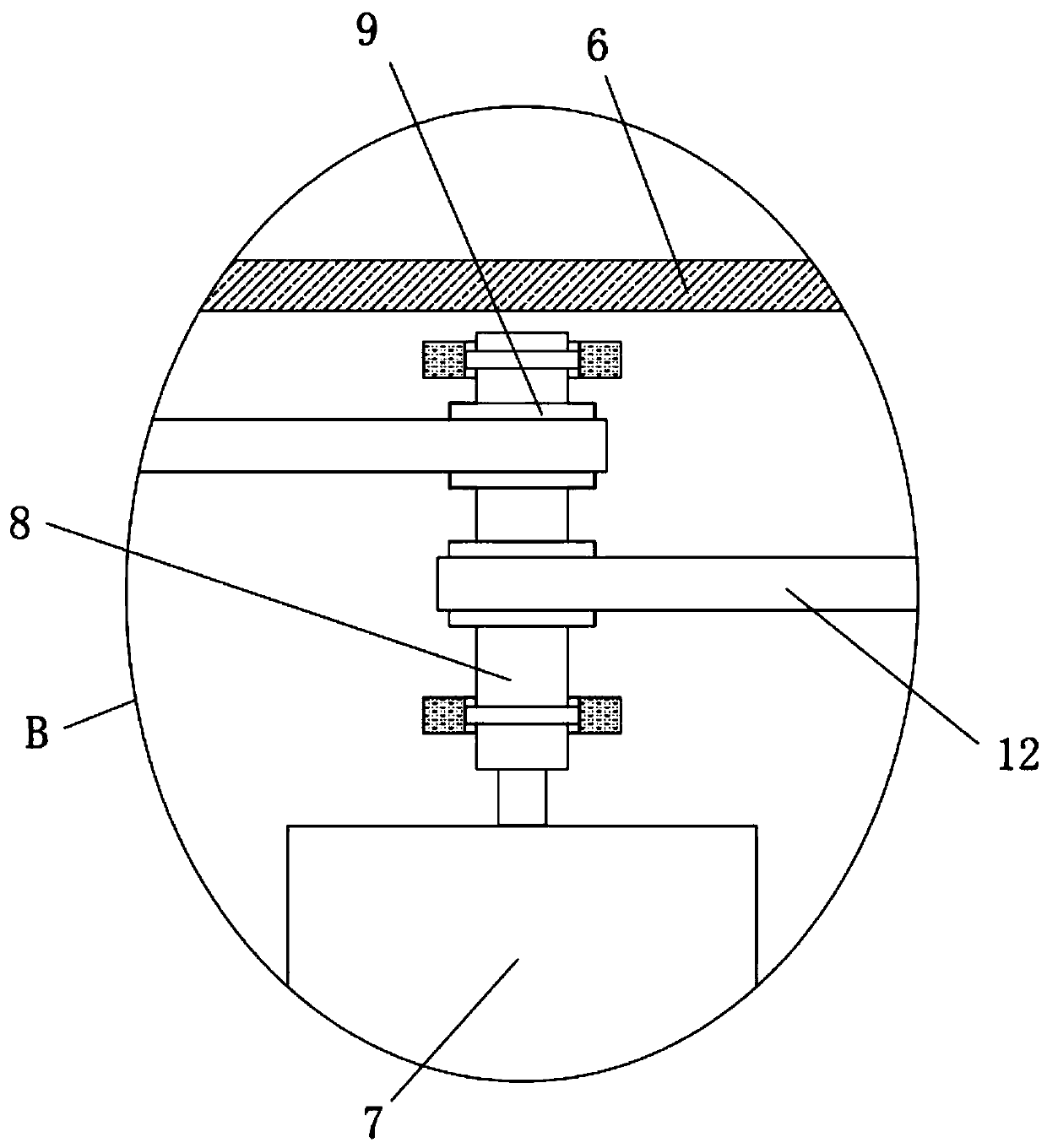 Automatic switching device for high beam and low beam of automobile