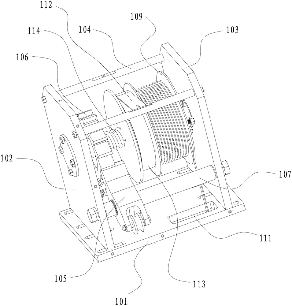 Protection device of horizontal suspender