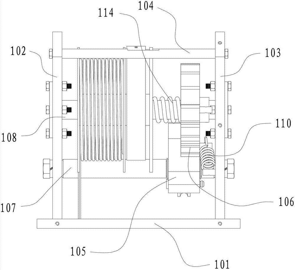 Protection device of horizontal suspender